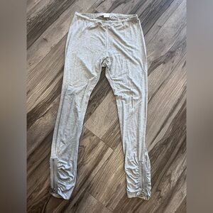 MICHAEL Michael Kors Gray Leggings - Zipper Ankle - Size M